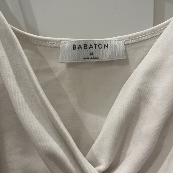 Babaton Front Twist Crop Top Medium - Picture 3 of 9